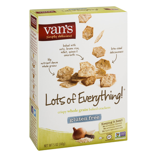 Gluten Free Crackers, Lots of Everyhting!