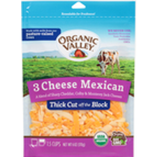 Cheese, 3 Cheese Mexican, Thick Cut Off The Block