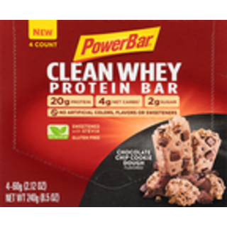 Clean Whey Protein Bar, Chooclate Chip Cookie Dough