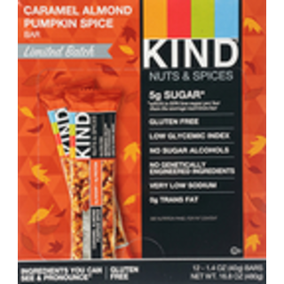 Caramel Almond Pumpkin Spice Bar