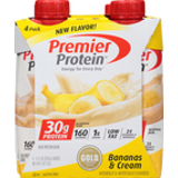 High Protein Shake, Bananas & Cream, 4 Pack