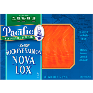 Wild Sockeye Salmon Nova Lox