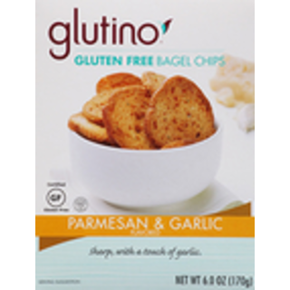 Gluten Free Bagel Chips, Parmesan & Garlic