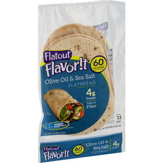 Flavor It!, Olive Oil & Sea Salt Flat Bread