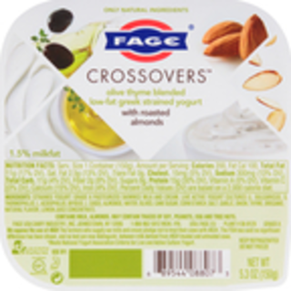 Crossovers, Olive Thyme Blended Low-fat Greek Strained Yogurt, with Roasted Almo