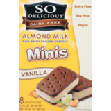 Minis Almond Milk Non-Dairy Frozen Dessert, Vanilla