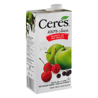 Ceres 100% Juice 33.8 Oz
