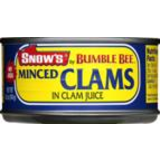 Bumble Bee Minced Clams, in Clam Juice