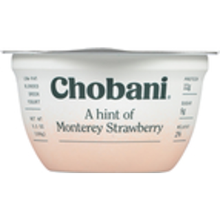 Yogurt, Greek, Less Sugar, Monterey Strawberry