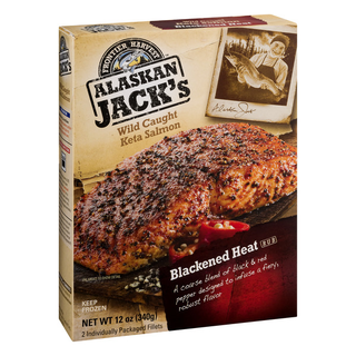 Alaskan Jack's Keta Salmon, Blackened Heat Rub