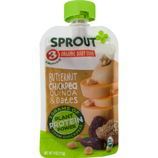Organic Baby Food, Butternut Chickpea Quinoa & Dates