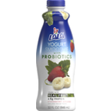 Yogurt Smoothie With Probiotics, Strawberry Banana