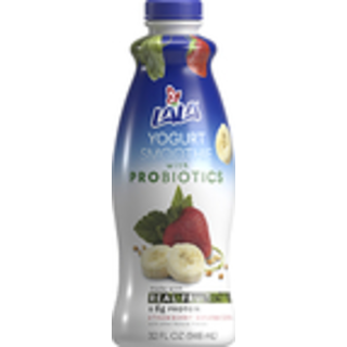 Yogurt Smoothie With Probiotics, Strawberry Banana