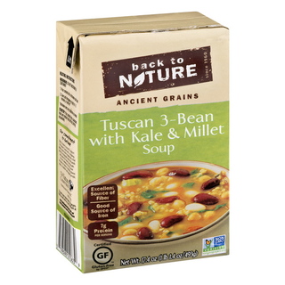 Tuscan 3-Bean with Kale & Millet Soup