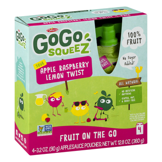 GoGo Squeez, Sour Apple Raspberry Lemon Twist