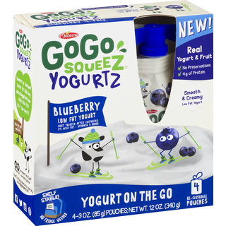 GoGo Squeeze, Yogurtz, Blueberry