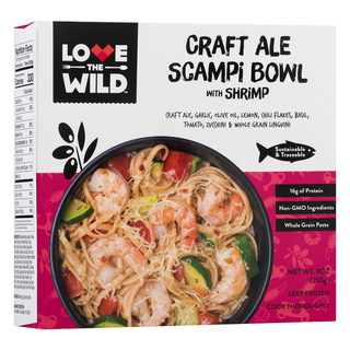 Craft Ale Scampi Bowl, with Shrimp