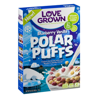 Polar Puffs, Cereal, Blueberry Vanilla