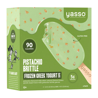 Frozen Greek Yogurt Bar, Pistachio Brittle