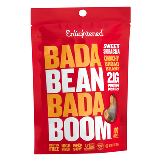 Roasted Broad Bean Crisps, Sriracha