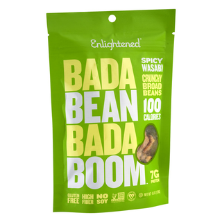 Roasted Broad Bean Crisps, Wasabi