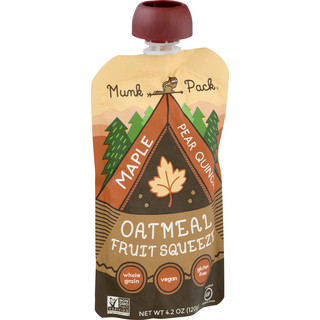 Oatmeal Fruit Squeeze, Maple Pear Quinoa