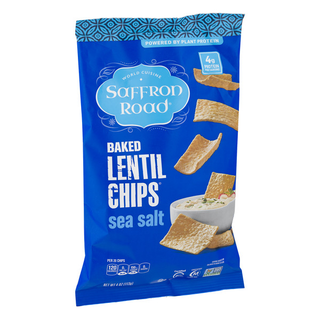 Baked Lentil Chips, Sea Salt