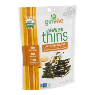 Seaweed Thins, Almond Sesame Csispy Wafers