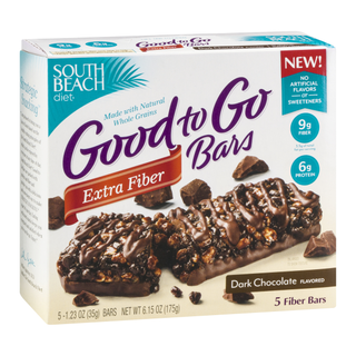 Good to Go Bars, Extra Fiber, Dark Chocolate