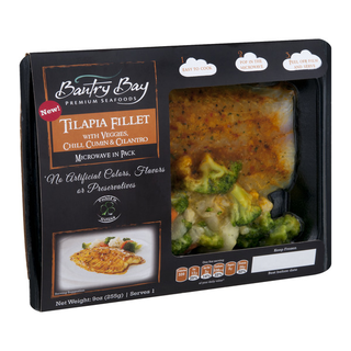 Tilipia Fillet with Veggies, Chili, Cumin & Cilantro