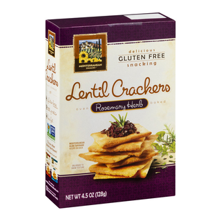 Mediterranean Snacks Crackers 4.5 Oz