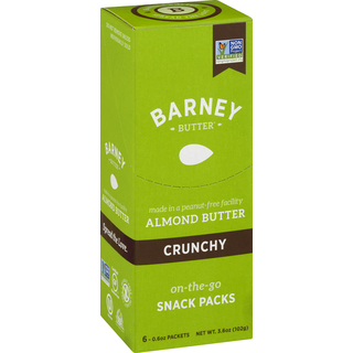 Almond Butter, Crunchy, On-The-Go, Snack Packs