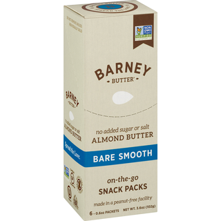 Almond Butter, Bare Smooth, On-the-Go, Snack Packs