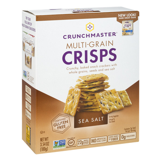 Crunchmaster Multi-grain Sea Salt Crisps 3.54 Oz