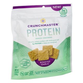 Protein Snack Crackers, Roasted Garlic