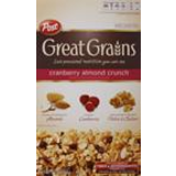 Cereal, Cranberry Almond Crunch