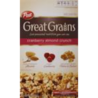 Cereal, Cranberry Almond Crunch