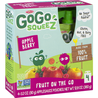 Apple Berry GoGo Squeez Applesauce Pouches