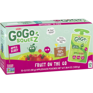 Go Go Squeez, Applesauce on the Go, Apple Berry