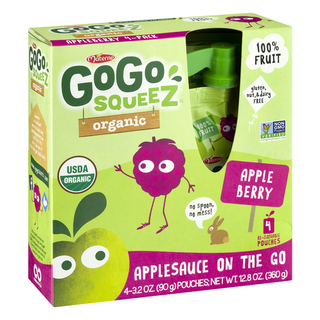 Organic Applesauce, Apple Berry