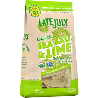 Tortilla Chips, Organic Sea Salt & Lime