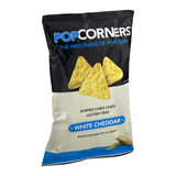Popped Corn Chips, White Cheddar