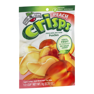 Fruit Crisps, Peach, Freeze Dried