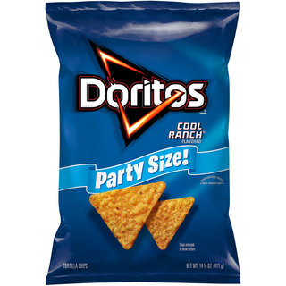 Tortilla Chips, Cool Ranch Flavored, Party Size