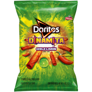 Doritos Dinamita Rolled Tortilla Chips Chile Limon 4 Oz