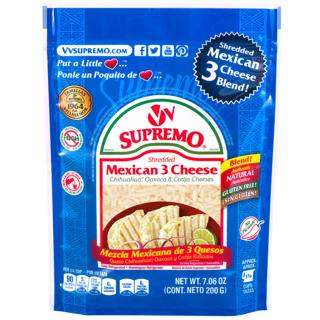 Shredded Mexican 3 Cheese