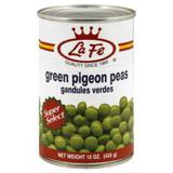 La Fe Green Pigeon Peas 15 Oz