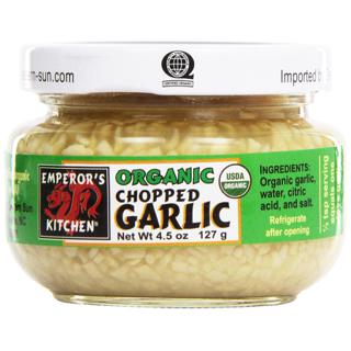 Organic Chopped Garlic