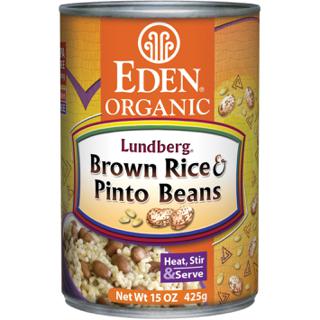 Eden Brown Rice & Pinto Beans 15 Oz