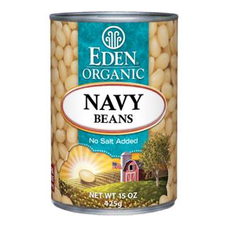 Organic Navy Beans, No Salt Added